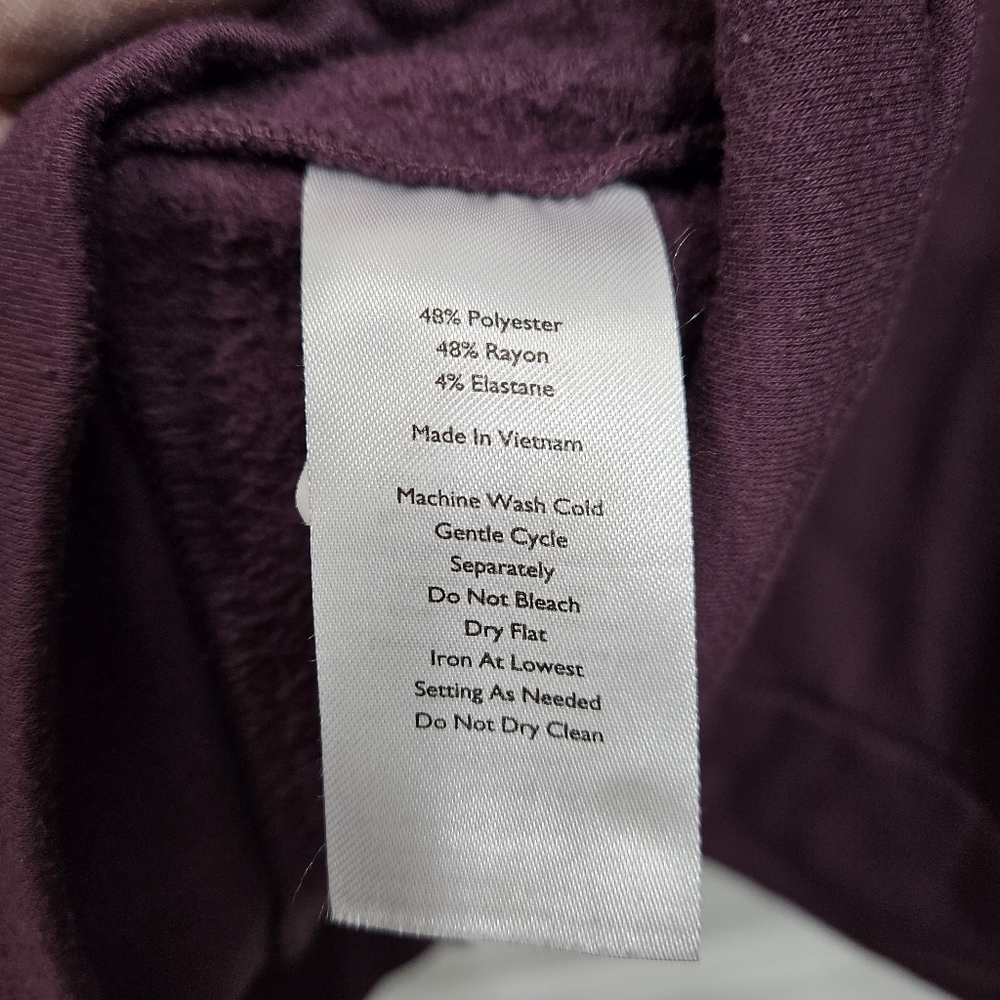 Eddie Bauer Women's XXL Plum Crewneck Sweatshirt - Picture 5 of 5